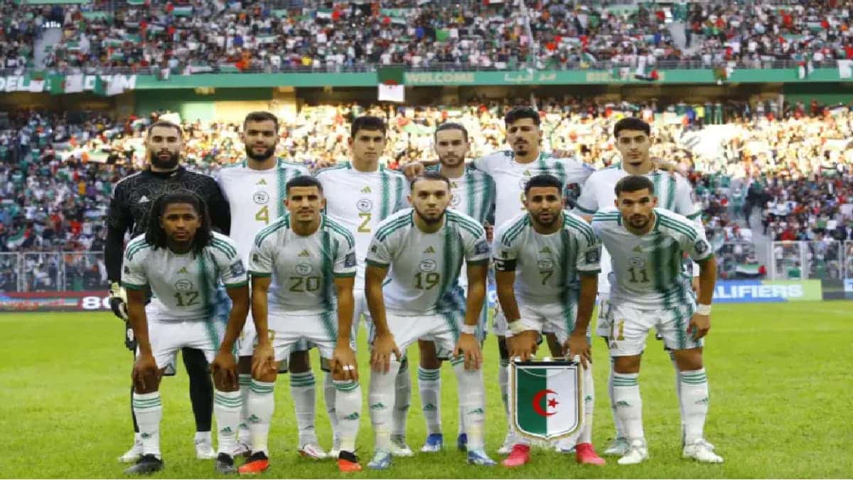 ترتيب المنتخب الوطني الجزائري لكرة القدم